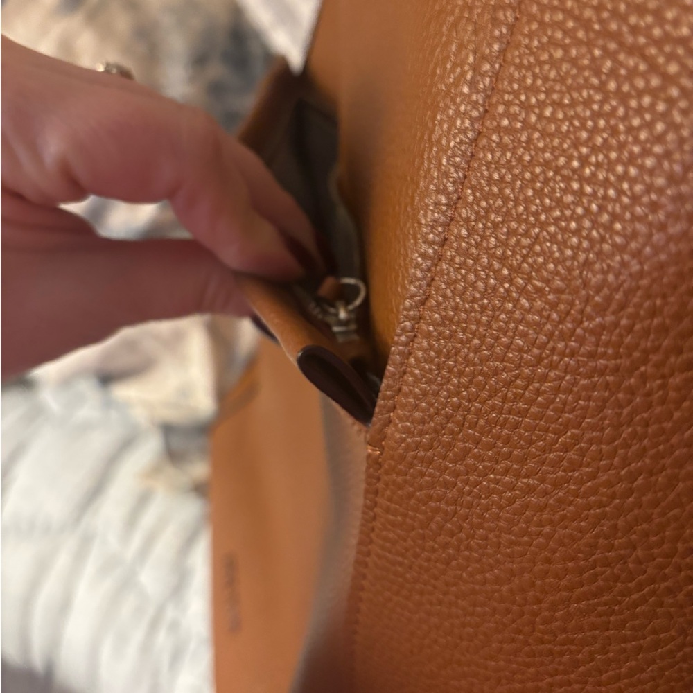 Cole Haan Tan Leather Women's Backpack - Picture 4 of 4